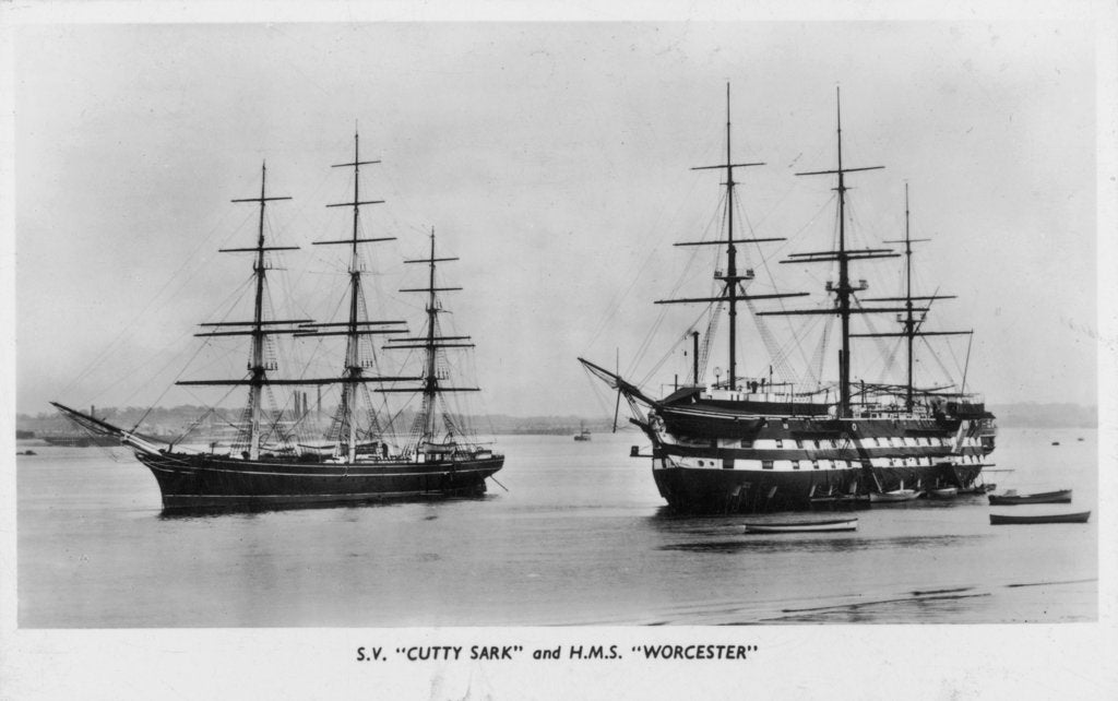 Detail of Detail of the repair to the main mast of 'Rover' (1832), an 18-gun ship sloop by unknown