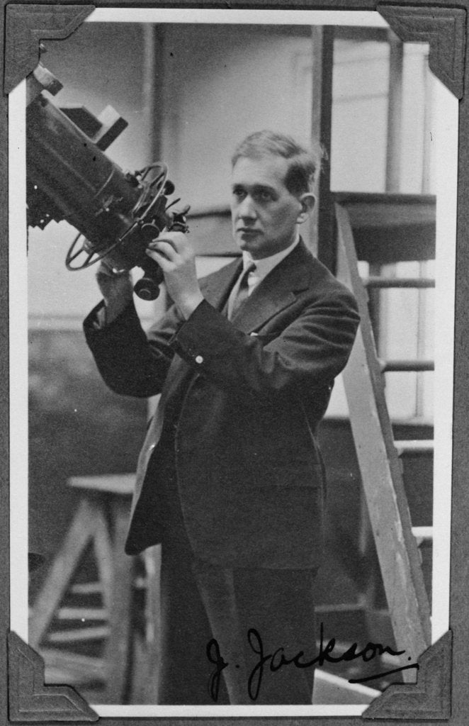 Detail of John Jackson (1887-1958), Chief Assistant at the Royal Observatory (1914-1933) by unknown