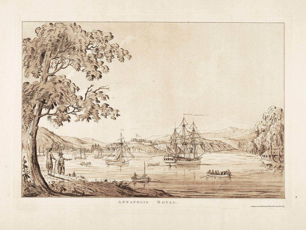Detail of Annapolis Royal by J.F.W. Des Barres