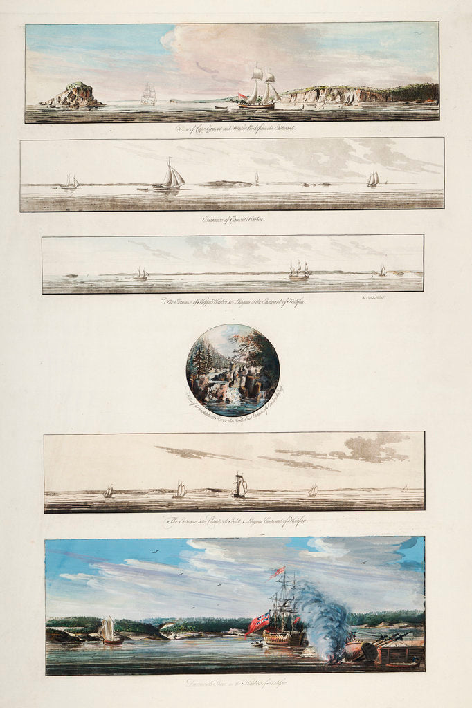 Detail of Views in the vicinity of Halifax by J. F. W. Des Barres
