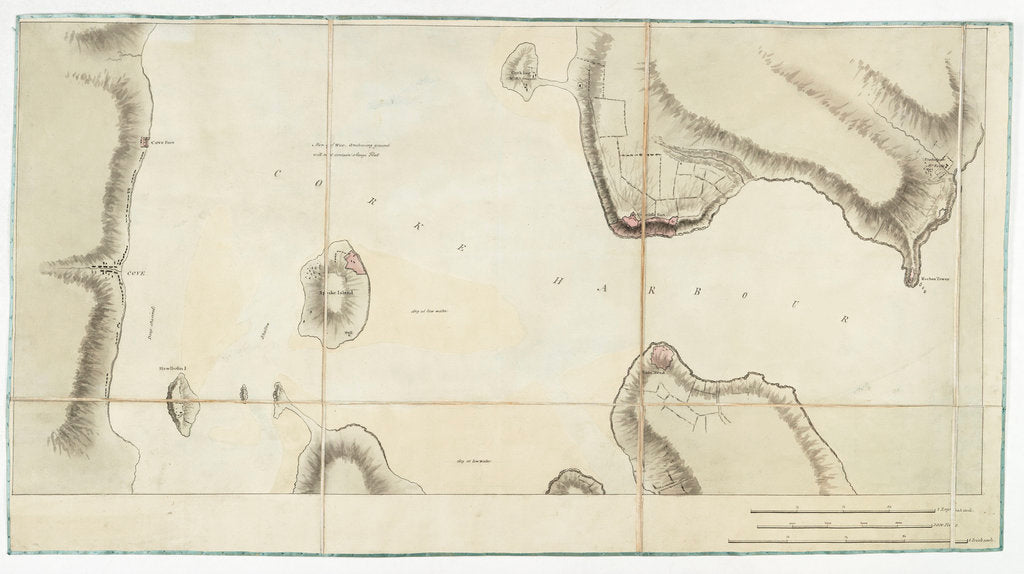 Detail of Chart of Cork harbour, Ireland by unknown