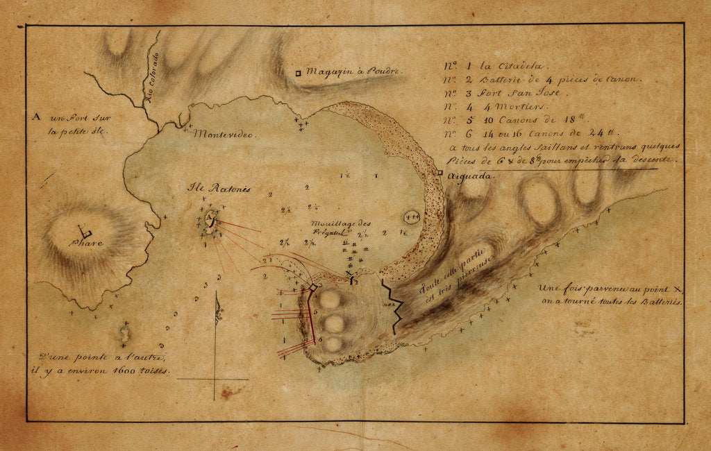 Detail of Montevideo by unknown