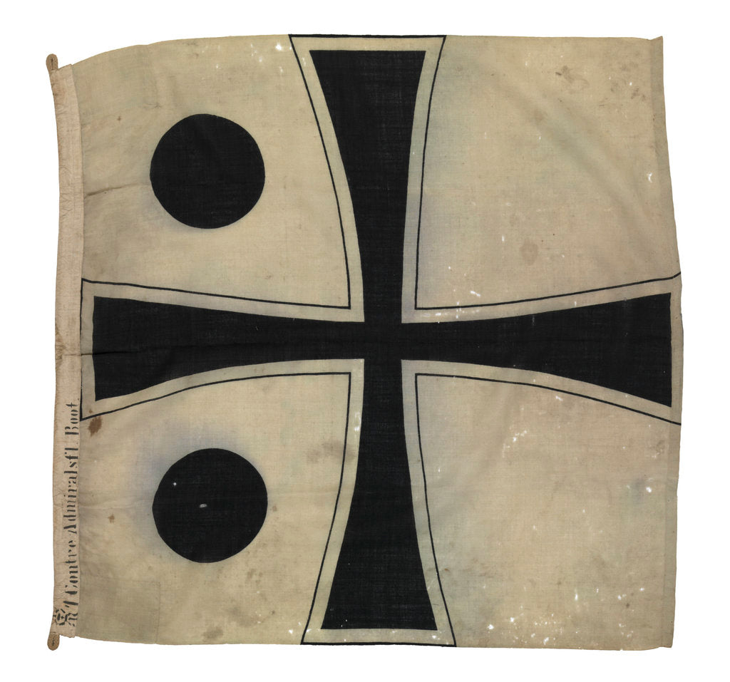 Detail of Command flag, Rear Admiral, Imperial Germany (1869-1918) by unknown