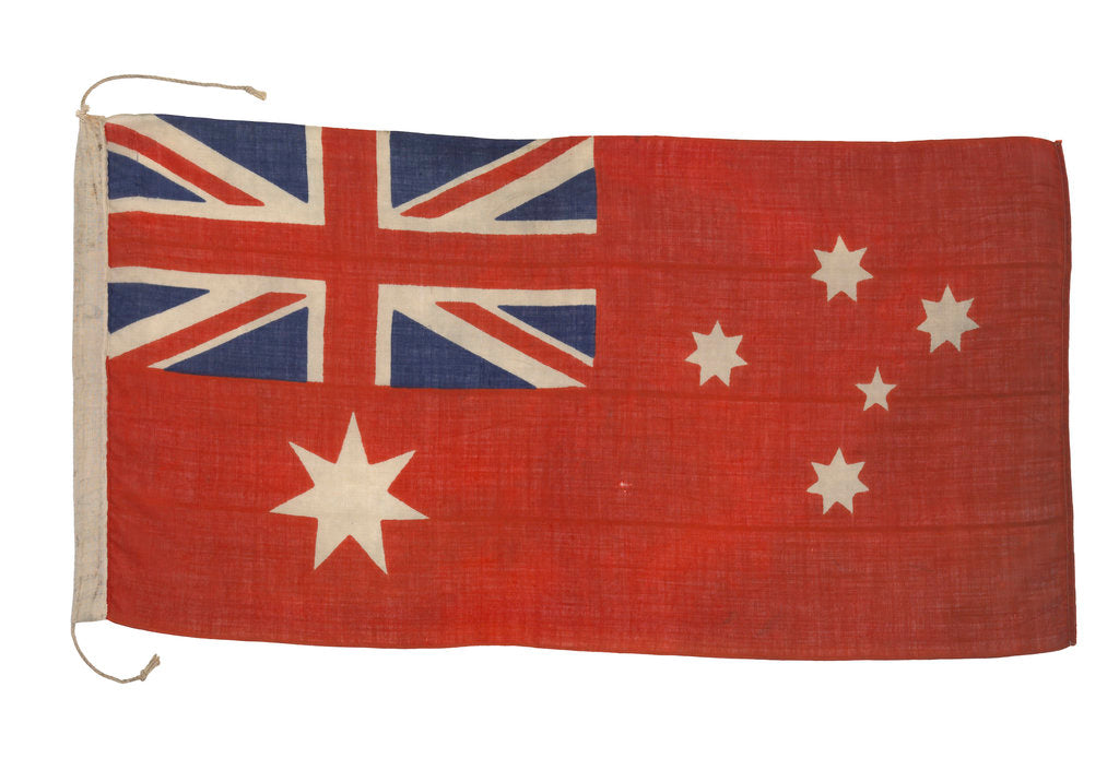 Detail of Australian merchant ensign (after 1909) by unknown