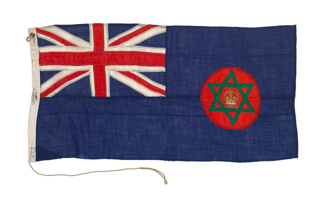 Detail of Ensign of the Director of the Nigeria Marine by Porter Bros