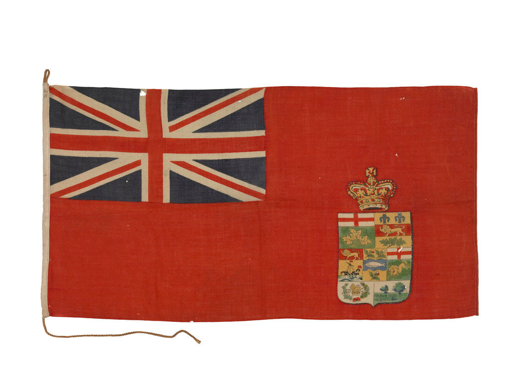 Detail of Canadian red ensign (1873-1896) by unknown