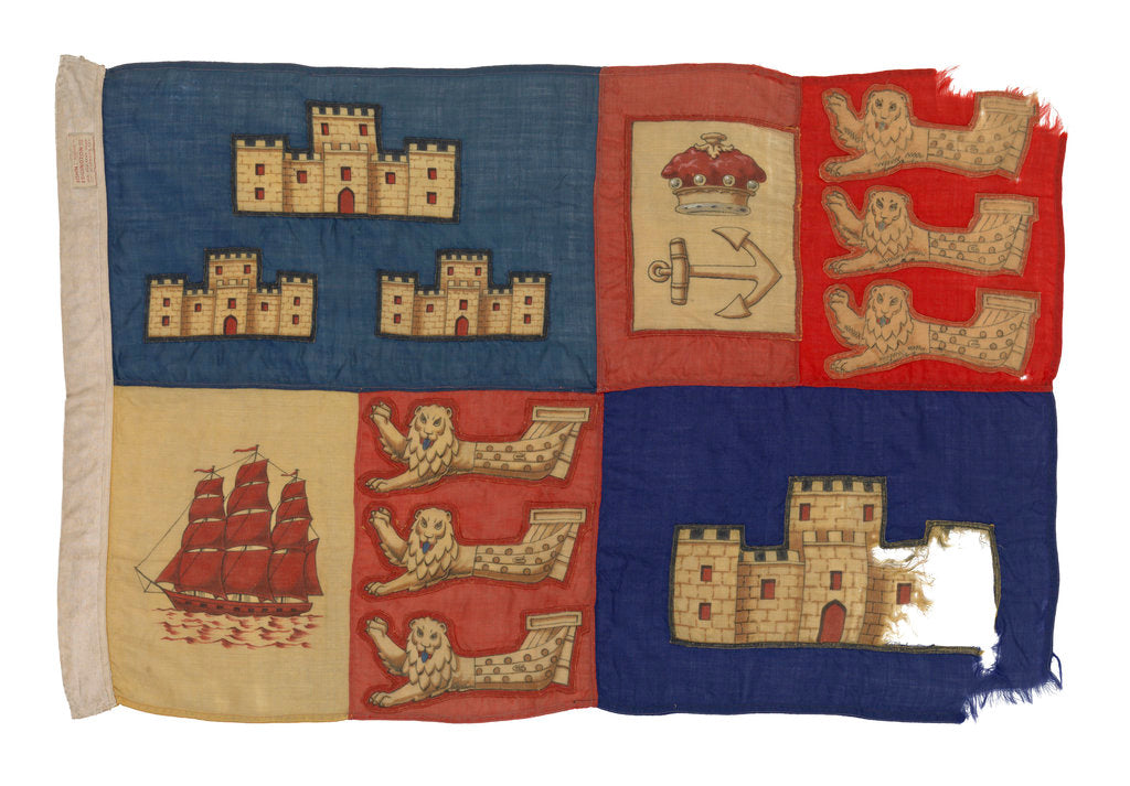 Detail of Standard of the Lord Warden of the Cinque Ports by John Edgington