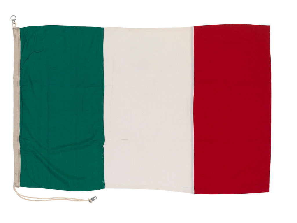 Detail of National flag of Italy (after 1946) by Rudolph Equitz & Co