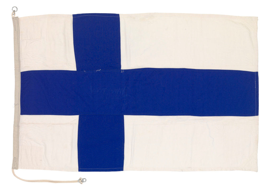 Detail of National flag of Finland (after 1918) by unknown