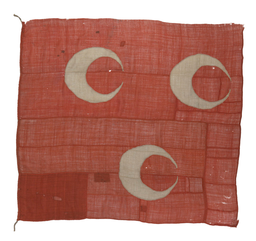 Detail of Turkish flag by unknown