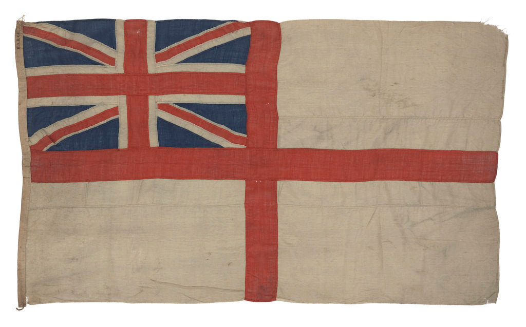 Detail of White Ensign by unknown