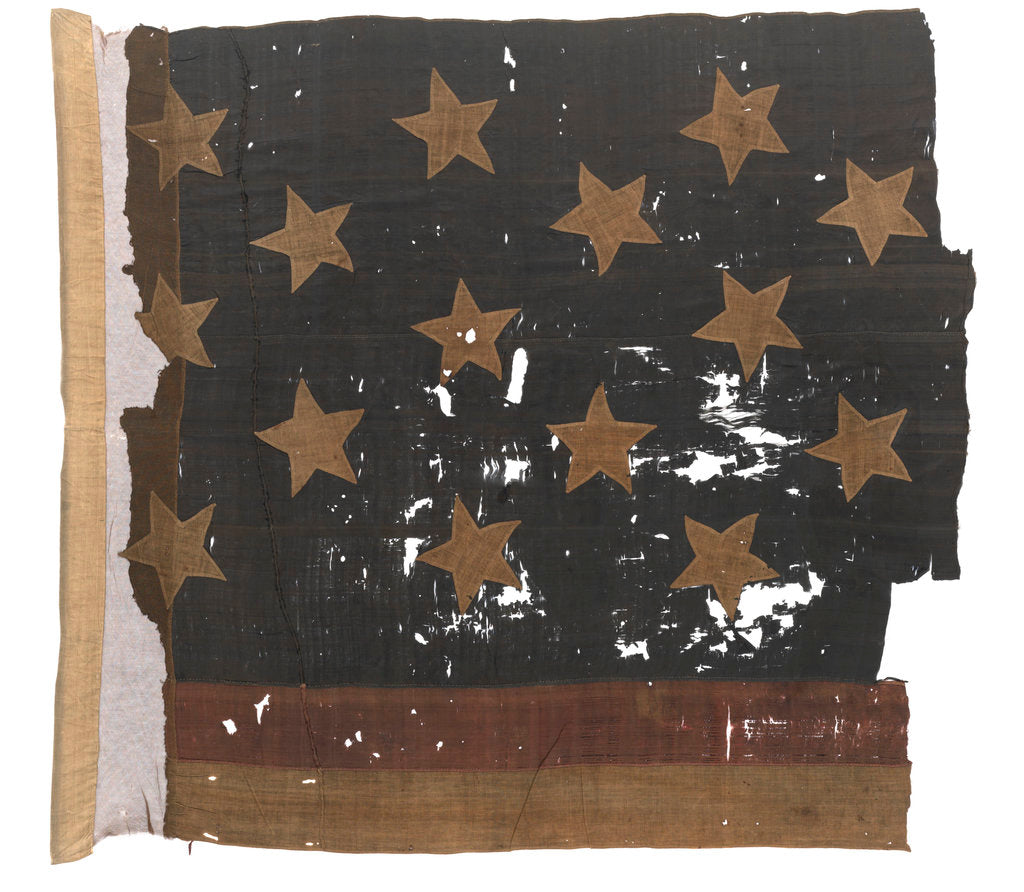 Detail of USA Naval ensign by unknown