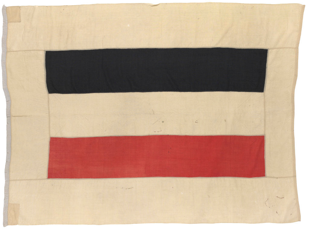 Detail of Imperial German pilot flag by unknown