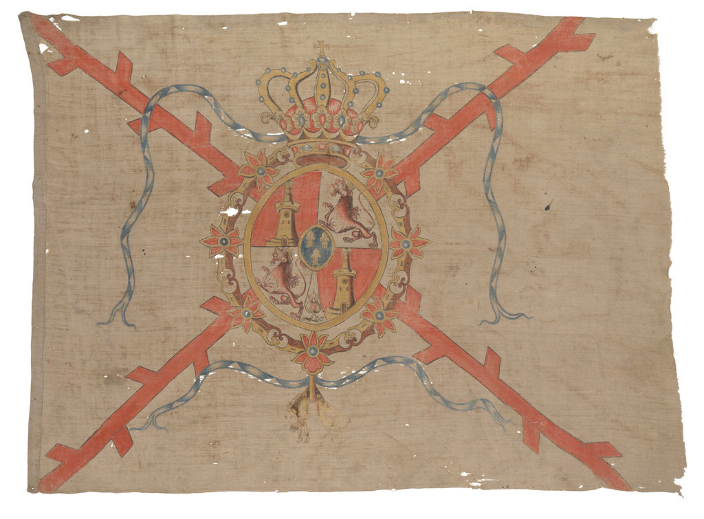 Detail of Spanish flag by unknown