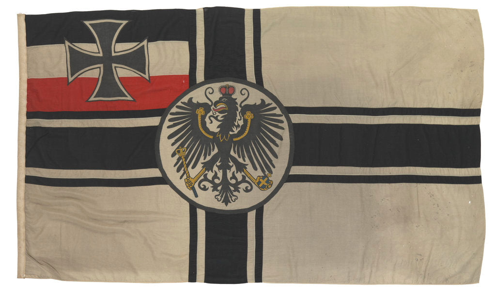 Detail of Imperial German naval ensign (1903-1921) by unknown