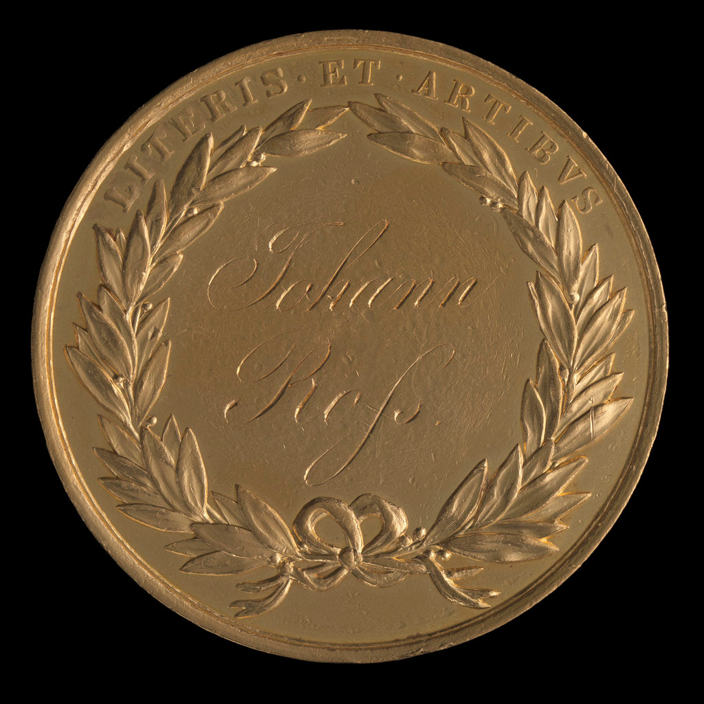 Detail of Prize medal awarded to Sir John Ross by Josef Daniel Boehm