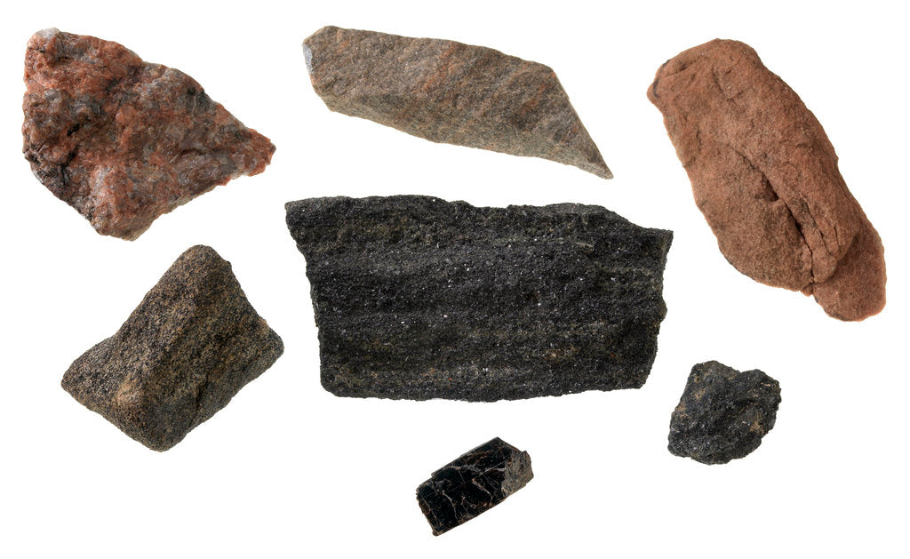 Detail of Ore samples from Baffin Island by unknown