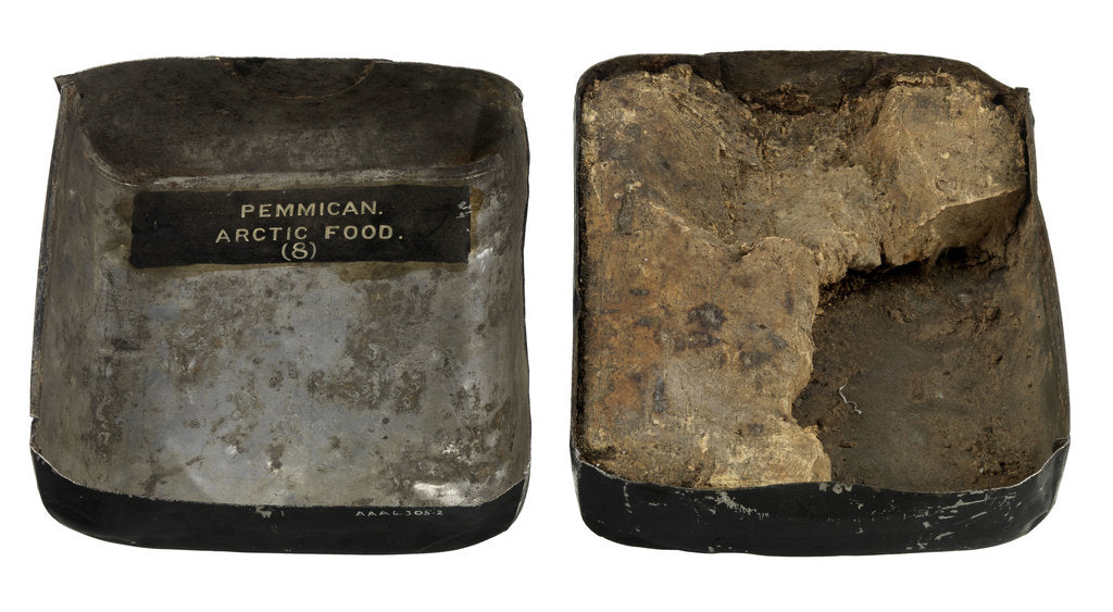 Detail of Tinned pemmican by unknown