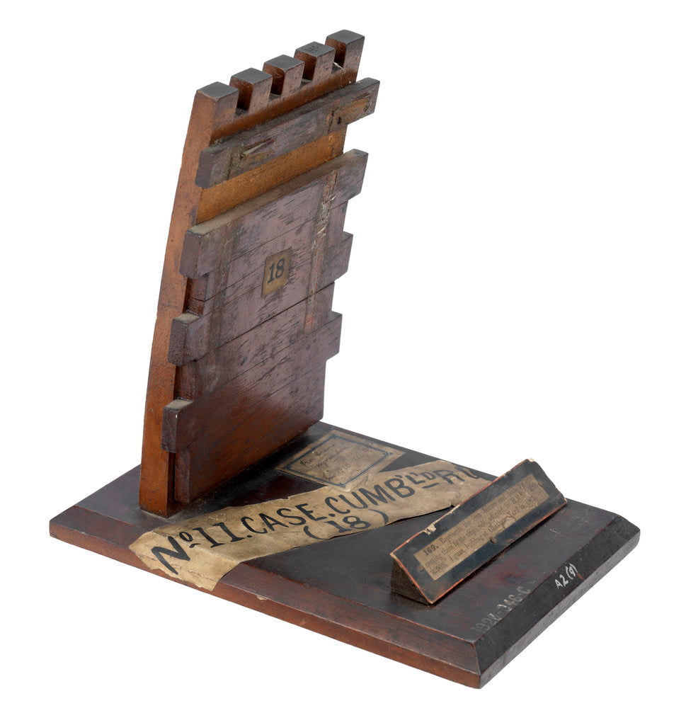 Detail of Sectional model of HMS 'Myrmidon' (1867) by unknown