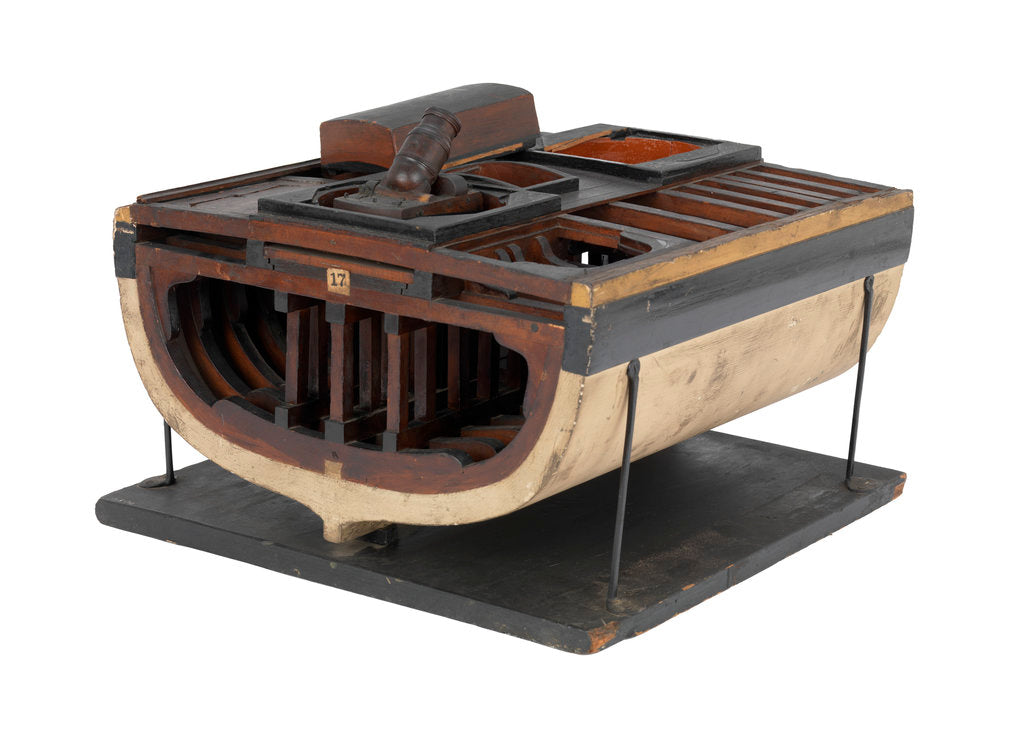 Detail of Sectional model by unknown