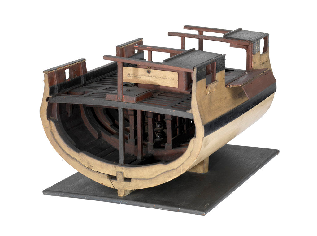 Detail of Sectional model by unknown