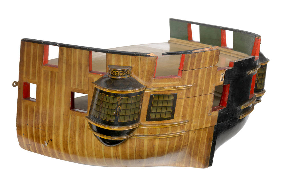 Detail of HMS 'Kent' (1798) by unknown