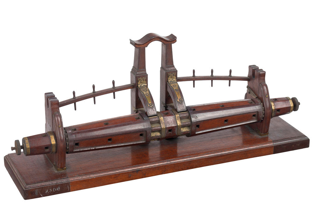Detail of Windlass model by unknown