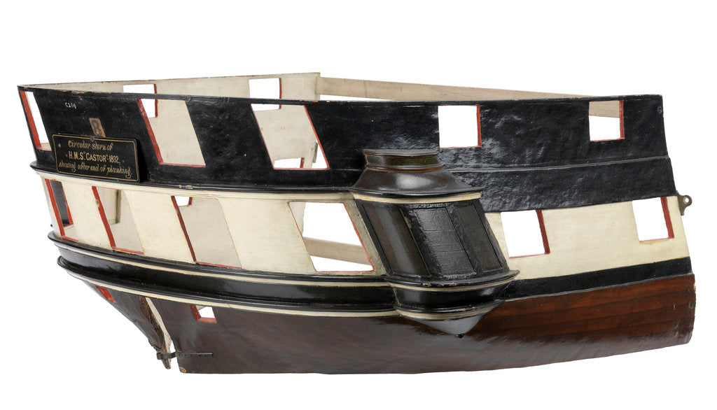 Detail of HMS 'Castor' (1832) by unknown