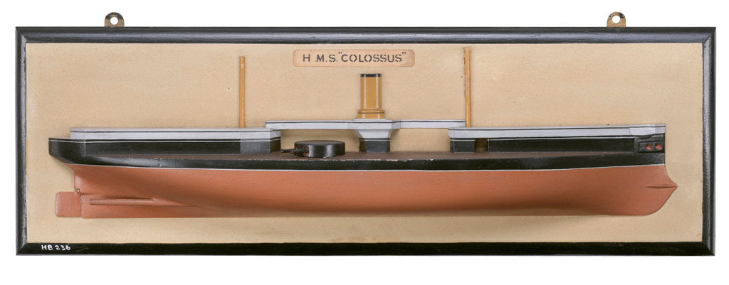 Detail of HMS 'Colossus' (1882) by unknown