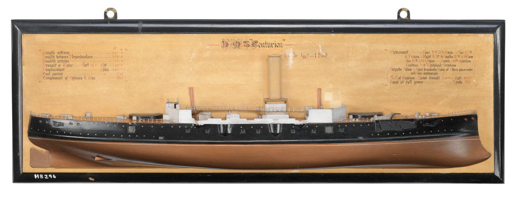 Detail of HMS 'Centurion' (1892) by unknown