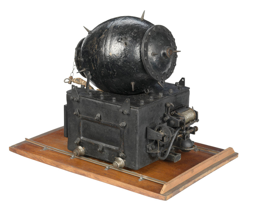 Detail of Ordnance model by unknown