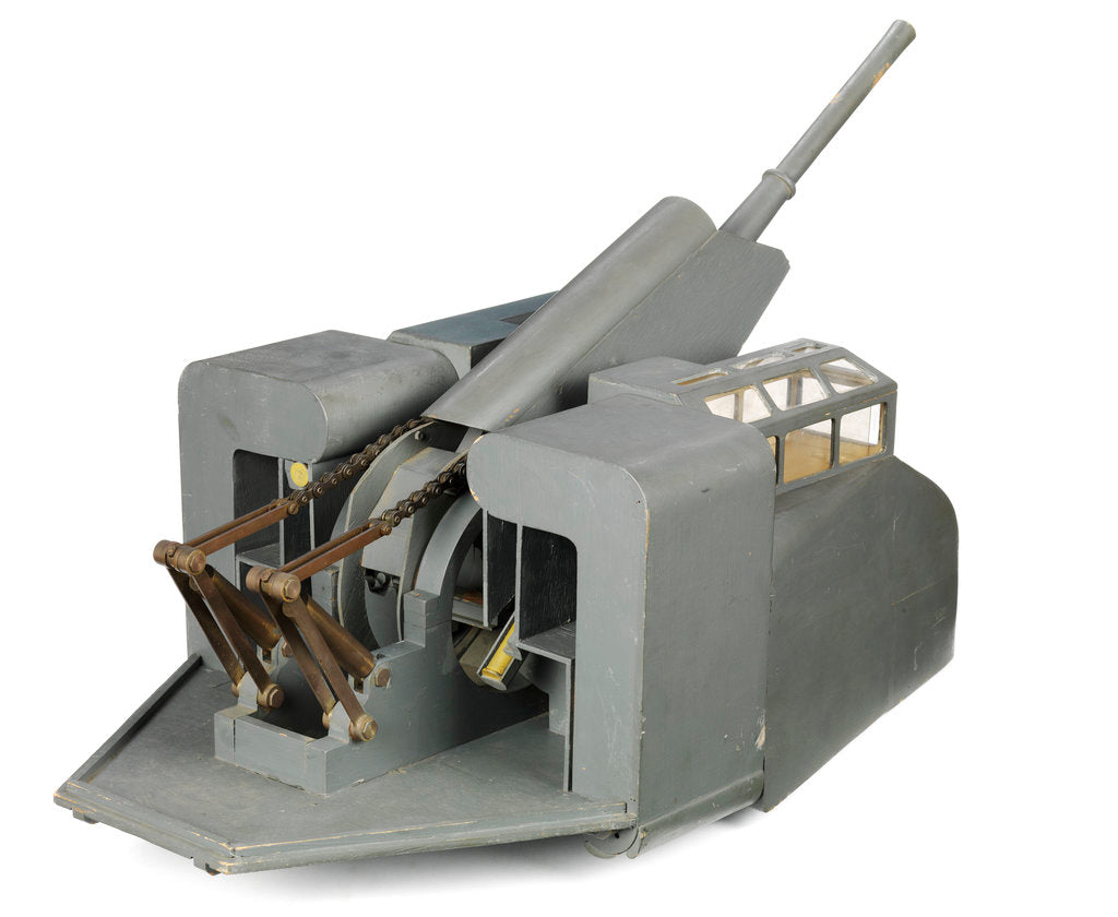 Detail of Ordnance model by unknown