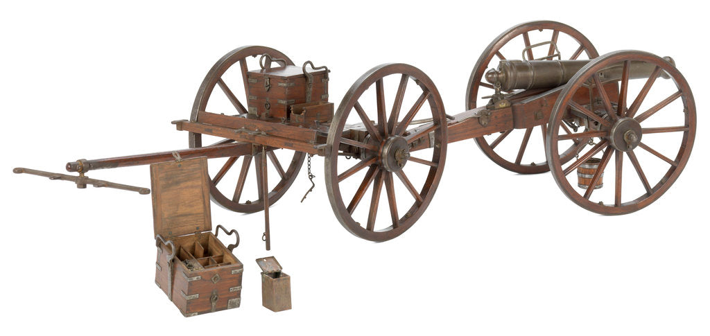 Detail of Ordnance model by unknown