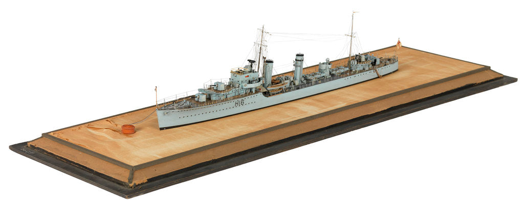 Detail of HMS 'Daring' (Br, 1932) by Norman A. Ough
