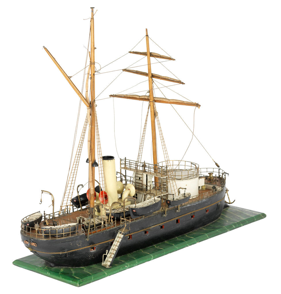 Detail of Toy waterline model by unknown