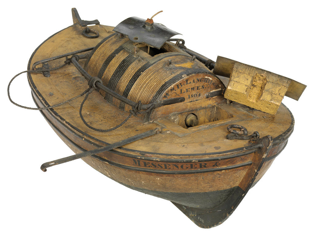 Detail of Lifebuoy 'Messenger' by unknown