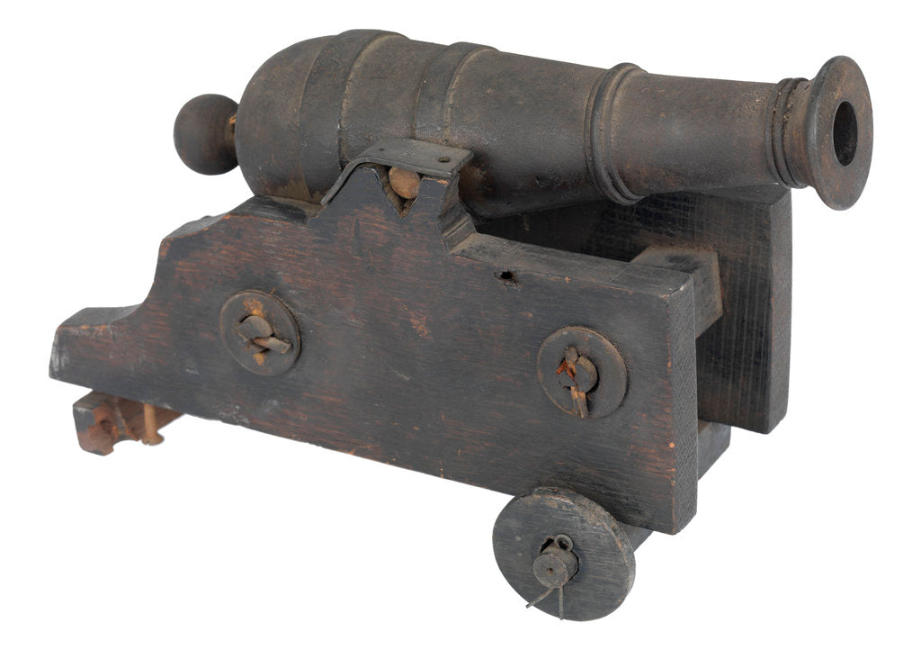 Detail of Ordnance model by unknown