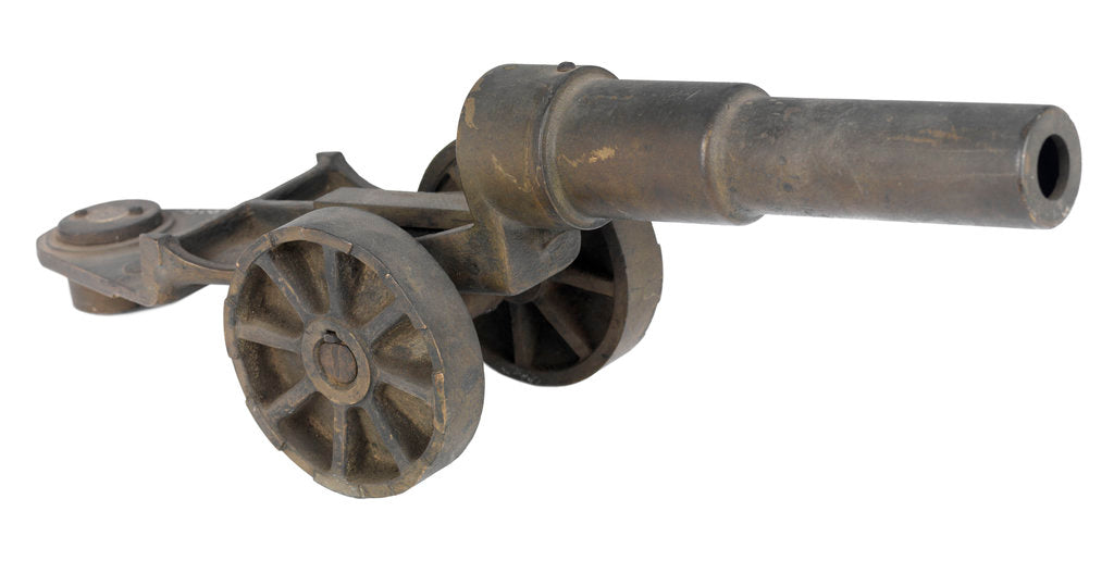 Detail of Ordnance model by unknown