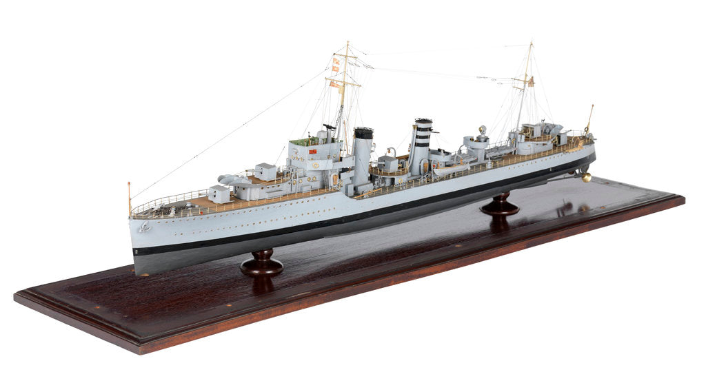 Detail of HMS 'Codrington' (1929) by J.W.S. Dorling