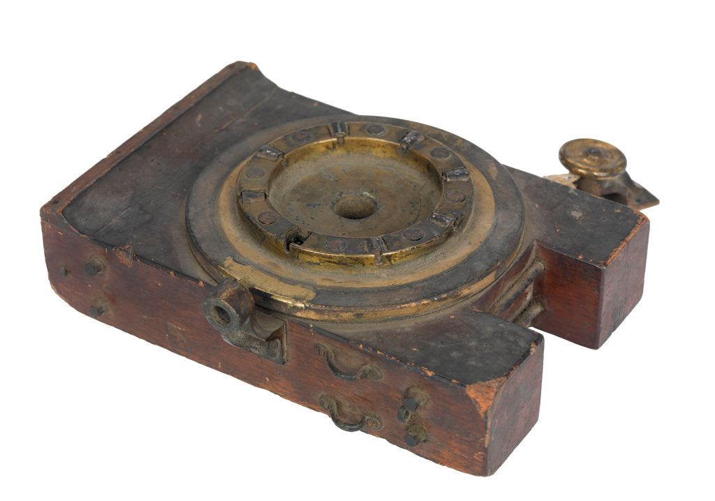 Detail of Ordnance model by unknown