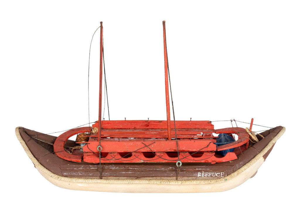 Detail of Tubular lifeboat 'Noddea' and 'Refuge' by unknown
