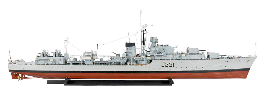 Detail of Destroyer HMS 'Vigo' by Norman Peters
