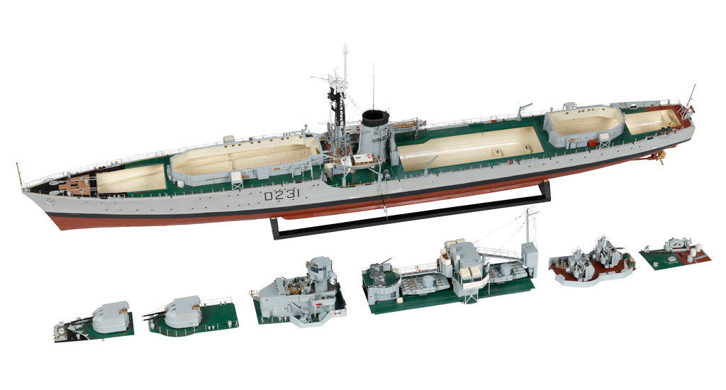 Detail of Destroyer HMS 'Vigo' by Norman Peters