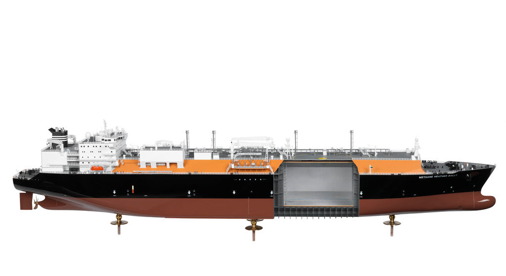 Detail of LNG Carrier Methane 'Heather Sally' by KOSMO