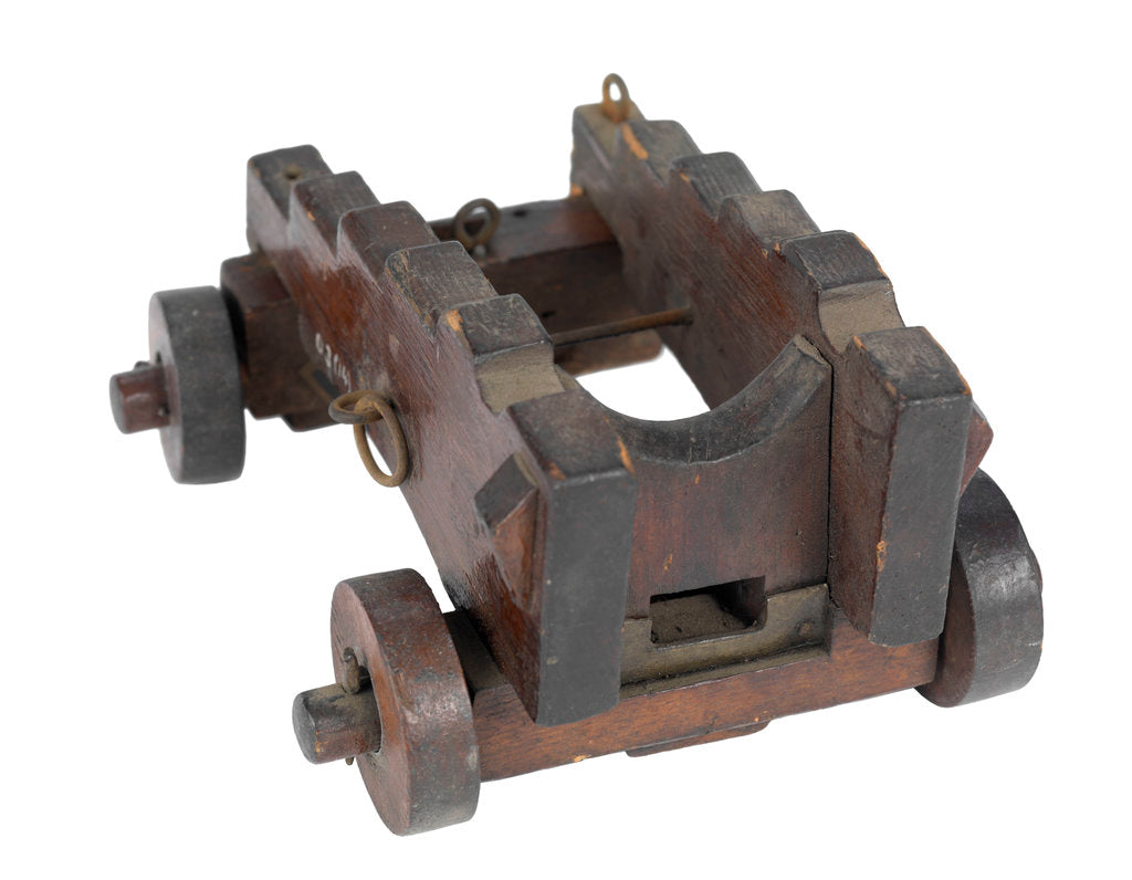 Detail of Ordnance model by unknown