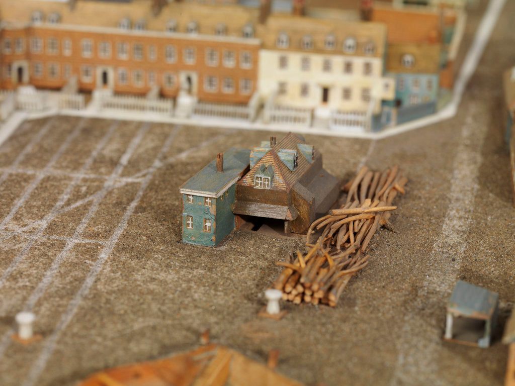 Detail of Royal Dockyard at Deptford by Thomas Roberts