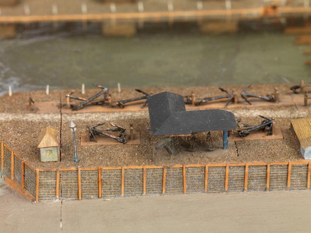 Detail of Royal Dockyard at Deptford by Thomas Roberts