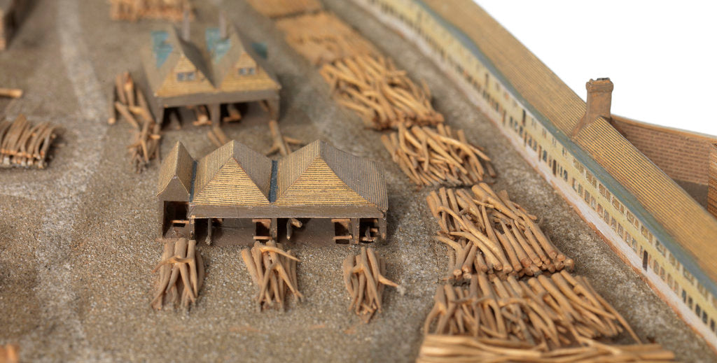 Detail of Royal Dockyard at Deptford by Thomas Roberts
