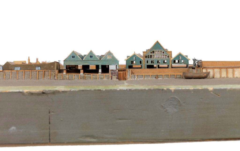 Detail of Royal Dockyard at Deptford by Thomas Roberts