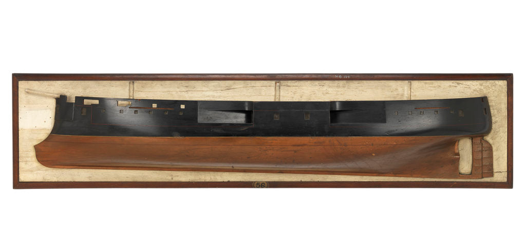Detail of HMS 'Pallas' (1865) by unknown